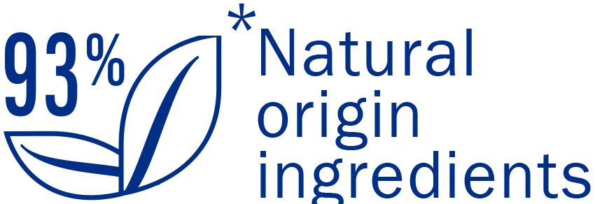 93% Natural origin ingredients