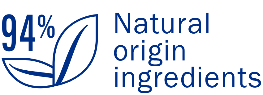 94% Natural origin ingredients